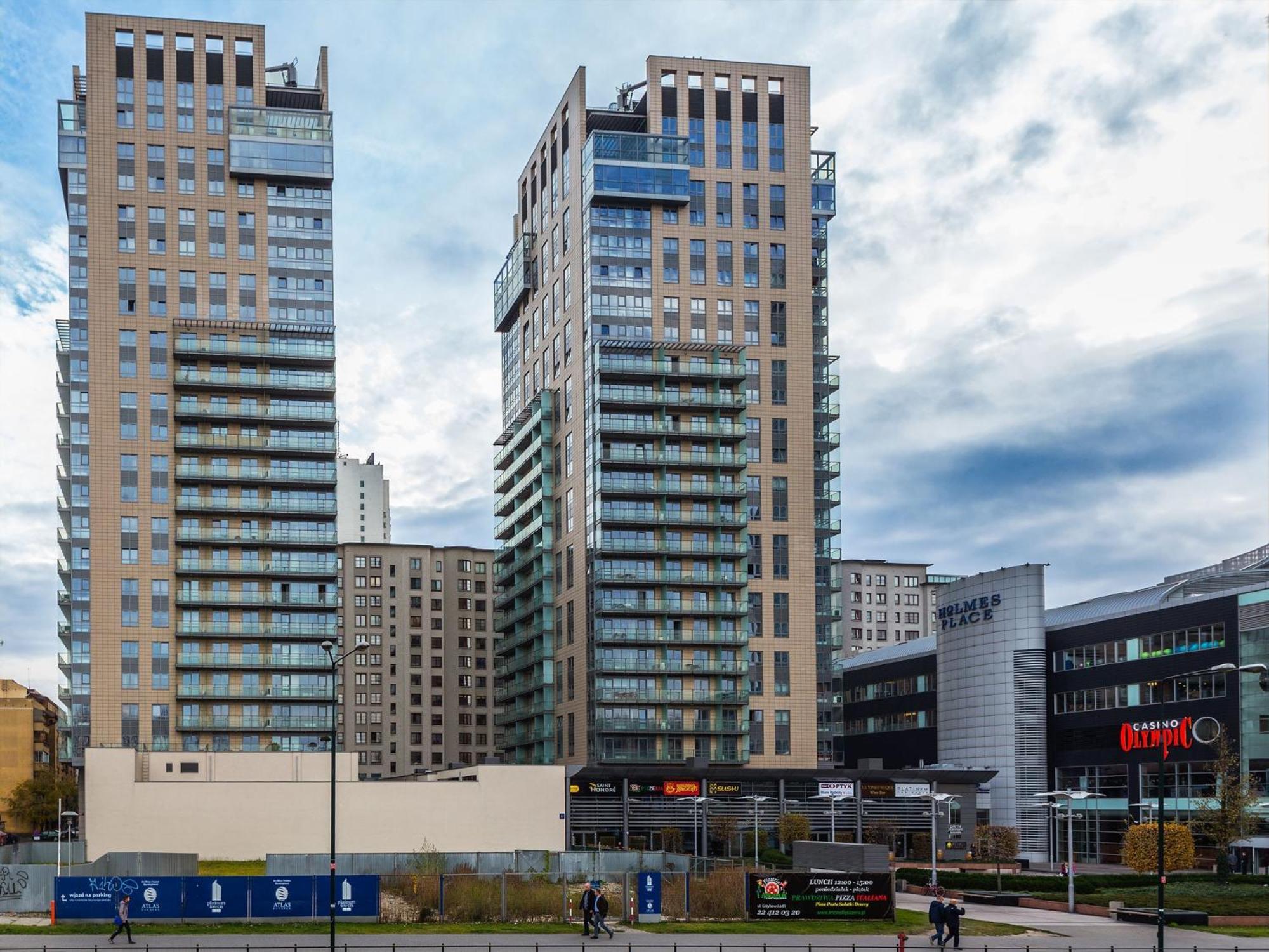 Golden Apartments Warsaw - Big And Bright Apartment In Platinum Towers- Browary- Grzyb61A 외부 사진